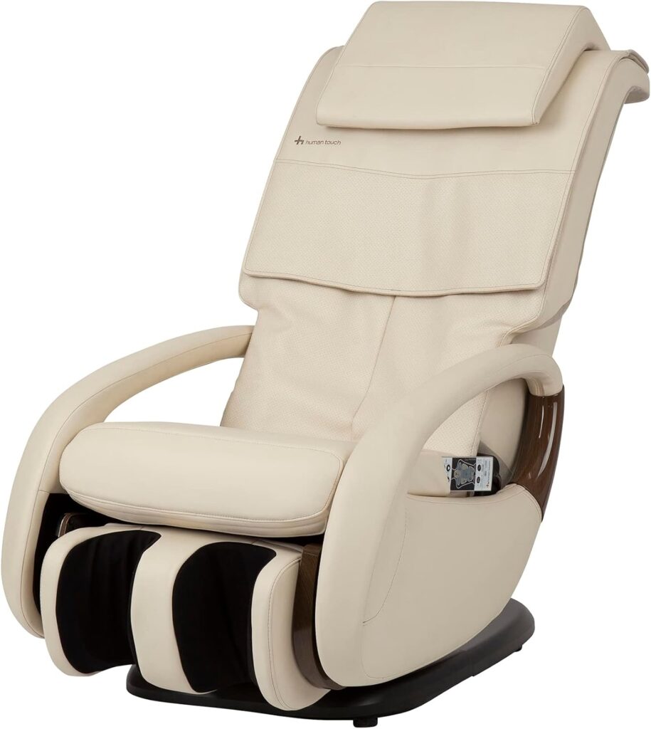 Human Touch WholeBody 8.0 Massage Living Room Recliner Swivel Chair – Full Body Professional Grade Personal Massage – Relaxation w Heat for Targeted Stress + Muscle Pain Relief with Foot Calf – Bone