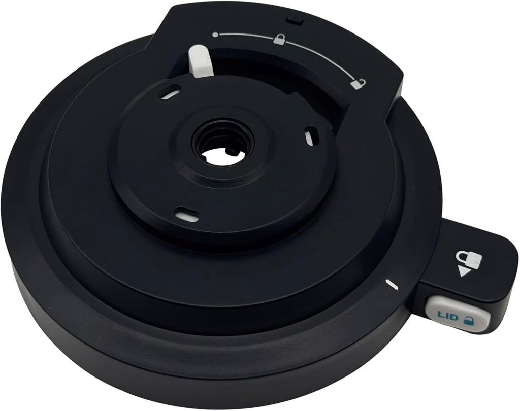 Outer Bowl Lid 395KKU700 Replacement Parts Compatible with Ninja Creami Series Ice Cream Makers NC700 NC701 (NO Paddle)