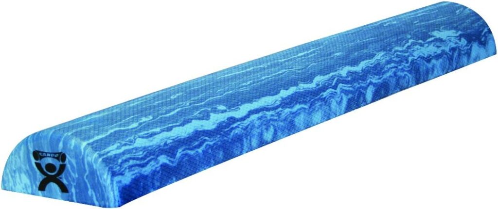 CanDo Heavy Duty EVA Foam Roller, Half Round, 6″ X 36″