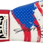 Sugar Ray Leonard Signed Cleto Reyes Red, White & USA Boxing Glove – Autographed Boxing Gloves