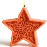 3D Star Candle Molds Star Resin Casting Silicone Mold for Candles Making Aromatherapy Candles Handmade Wax Home Decor