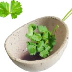 Pottery Herb Stripper Bowl -2025 New Handmade Ceramic Tool for Kale, Beets, Herbs – Ideal for Homesteading & Kitchen, Durable (White Glaze)