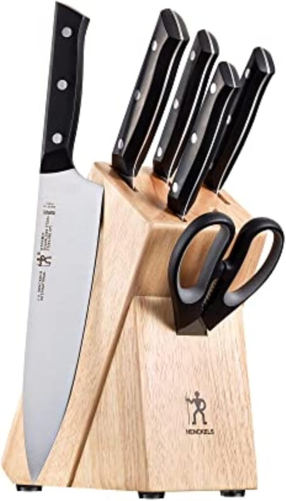 HENCKELS Dynamic Razor-Sharp 7-Piece Knife Set, Chef Knife, Bread Knife, German Engineered Informed by 100+ Years of Mastery