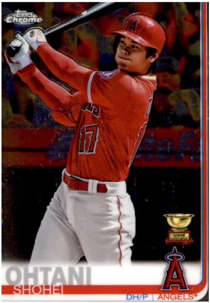 2019 Topps Chrome #1 Shohei Ohtani Los Angeles Angels Baseball Card