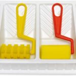 Hygloss Kids Paint Roller Set – 4 Unique Foam Rollers for Creative Designs, Includes Paint Tray – Fun Paint Sponges for Kids & Toddlers – Ideal Painting Kit with Paint Brush Set