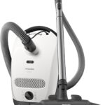 Miele Classic C1 Cat & Dog Bagged Canister Vacuum, Lotus White – Pet Hair, Portable