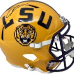 Odell Beckham Jr Signed LSU Full Size Replica Speed Helmet BAS