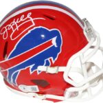 Jim Kelly Autographed/Signed Buffalo Bills Mini Helmet TB Beckett