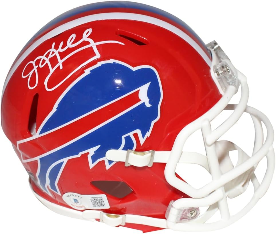 Jim Kelly Autographed/Signed Buffalo Bills Mini Helmet TB Beckett