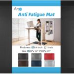 Art3d 3/4″ Thick Kitchen Mats for Floor, Waterproof 20″ X 32″ Cushioned Comfort Mat, Anti Fatigue Mats for Kitchen, Ergonomic Standing Office Desk, Home and Garage, Black