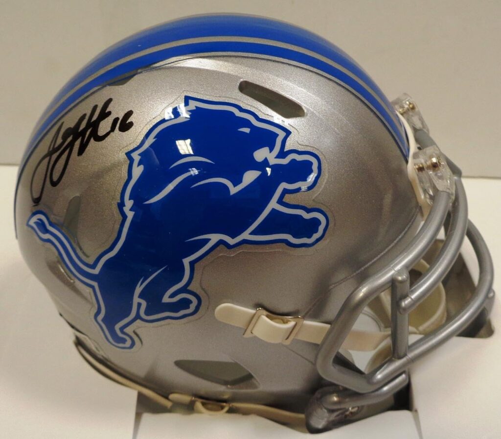 Jared Goff Autographed Detroit Lions Mini Helmet – Autographed NFL Mini Helmets
