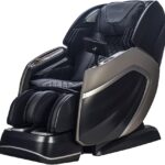 Osaki OS-Pro 4D Emperor Massage Chair for Relaxing, Stress Relief – Premium Experience, 4D Mechanism, Heated Roller, SL-Track, 8 Programs, Zero Gravity, Bluetooth Speakers, Assembled (Black & Grey)