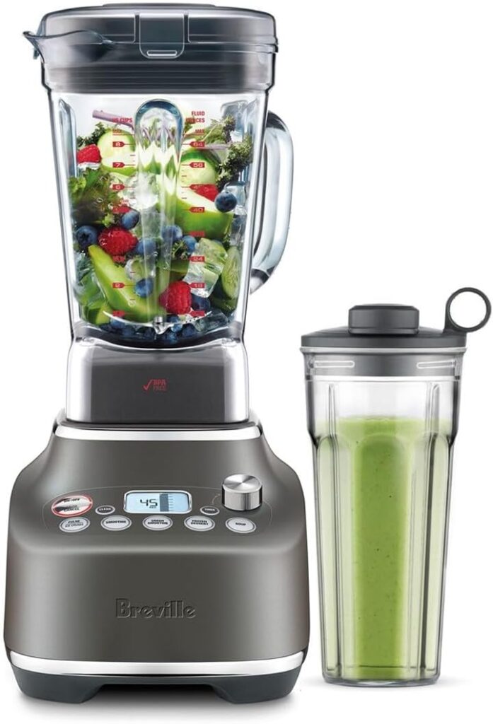 Breville BBL920OYS Super Q Commercial-Grade Home Blender, Oyster Shell