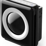 Coway AP-1512HH Mighty Air Purifier with True HEPA and Eco Mode, black/silver, 16.8 x 18.3 x 9.6