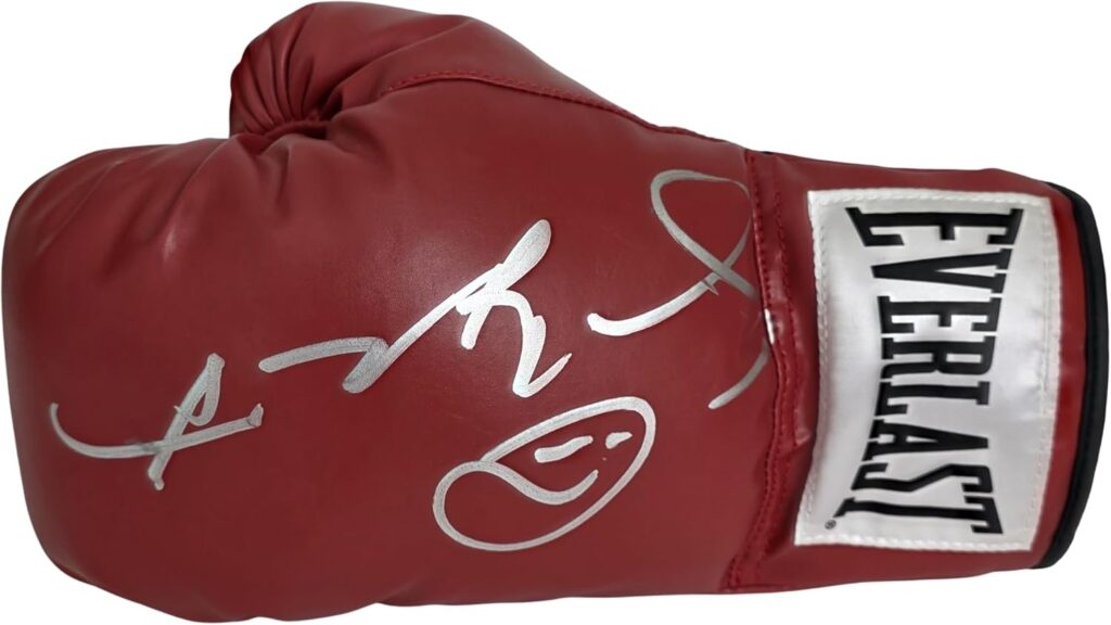 Sugar Ray Leonard Signed Boxing Glove COA Proof Autographed Boxing Champion