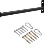 Wall Mounted Doorway Pull Up Bar, Heavy Duty Strength Training Pull-Up Bars for Doorframe, Support Beam or Joist Mount Thick Metal Sturdy Construction Support 500 lbs