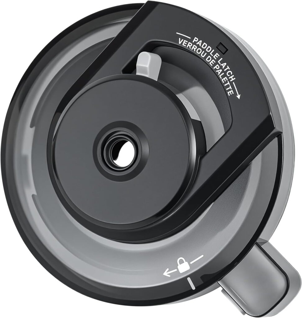 NC301 Replacement Outer Bowl Lid Compatible with Ninja Ice Cream Maker, Model # NC299AMZ/ NC301/ NC300, Reusable Creami Accessories for Ninja Creami Replacement Parts(No Paddle)