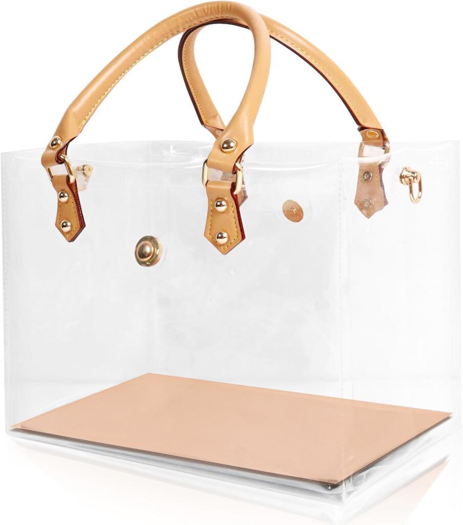 Clear PVC DIY Tote Bag Handbag Making Kit Handmade Gift Bag Craft Accessory Tool Set Birthday Holiday Gift Bag