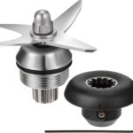 Frienda 3 Pieces Blender Blade Replacement Assembly Compatible with Vita-mix 5200 1151 1152 Accessories Wet Dry Ice Blade Assembly with Socket Wrench Drive Socket Kit Replacement Parts