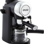 Imusa 4 Cup Epic Electric Espresso/Cappuccino Maker (Cafe Cubano, Cortadito, Colada, Cafe con Leche), Black