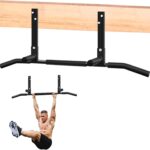 ATENTO Pull Up Bar, Chin Up Bars Ceiling Mount, Workout for Home Gym, Beam, Crossfit – Heavy-Duty, Foam Grip, Easy installation