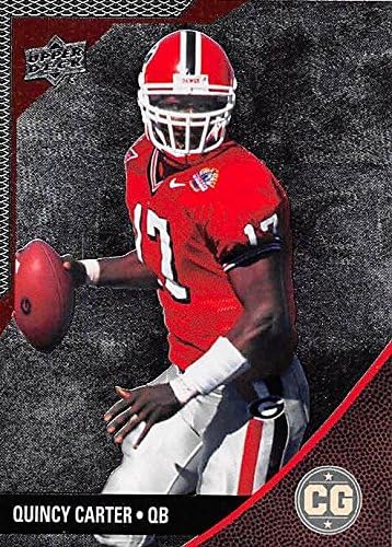 Quincy Carter Football Card (Georgia Bulldogs) 2014 Upper Deck Conference Greats Silver #113
