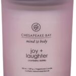 Chesapeake Bay Candle Scented Candle Joy + Laughter (Cranberry Dahlia) Medium Home Décor