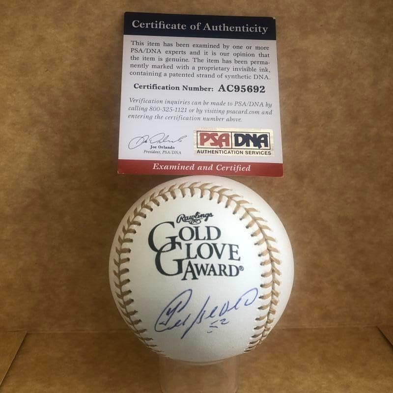 Yoenis Cespedes Red Sox/mets/tigers Signed Glove Baseball Psa/dna Ac95692 – Autographed Baseballs