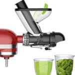 Cofun Juicer for KitchenAid Mixer, Slow Juicer Attachment, Cold Press Juicer Machine with Dual Mouth Feed Chute for KitchenAid Mixer Attachments