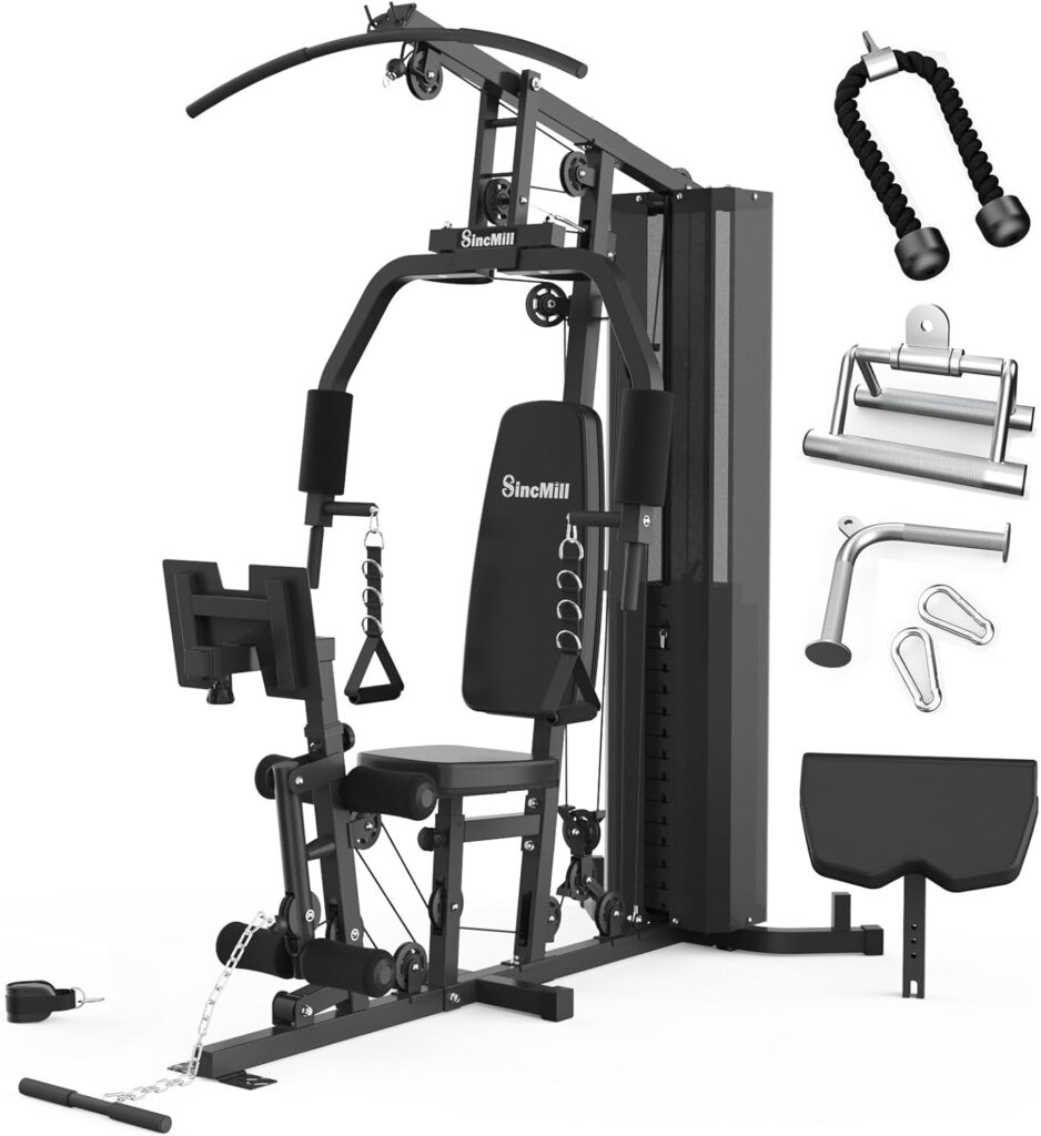 SincMill Home Gym Multifunctional Full Body Workout Equipment for Home Exercise Fitness