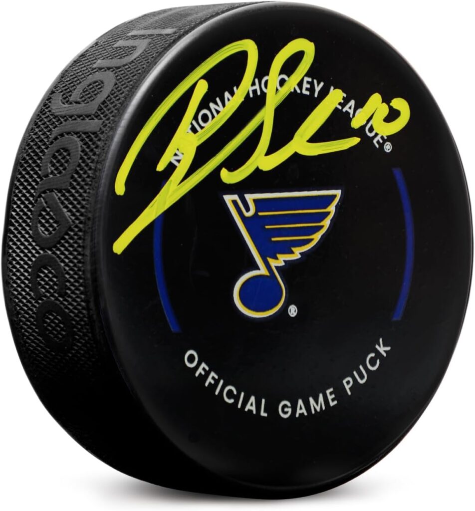 Brayden Schenn Signed St Louis Hockey Official Game Puck