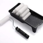 Foam Paint Roller, Roller Frame with 4-Inch Mini Paint Roller Cover Refills with Foam-Covered Ends, High-Density Foam Paint Tray Set for Room Home Repair Mini Paint Kits(12 Piece)