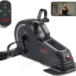 Sunny Health & Fitness Dual Function Under Desk Pedal Exerciser, Portable Indoor Cardio Mini Bike at Home, Arm/Leg Cycle for Seniors, Optional Magnetic, Motorized & Free SunnyFit App Bluetooth Connect