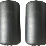 High Density Foam Roller, Replacement Foam Foot Pads for Home Gym Exercise Machines Equipments, Weight Bench Leg Extension Curl Attachment (Leather 7‘’)