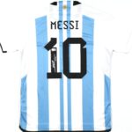 Lionel Messi Signed Argentina FC Soccer Jersey #10 – Beckett W Hologram – Autographed Soccer Jerseys