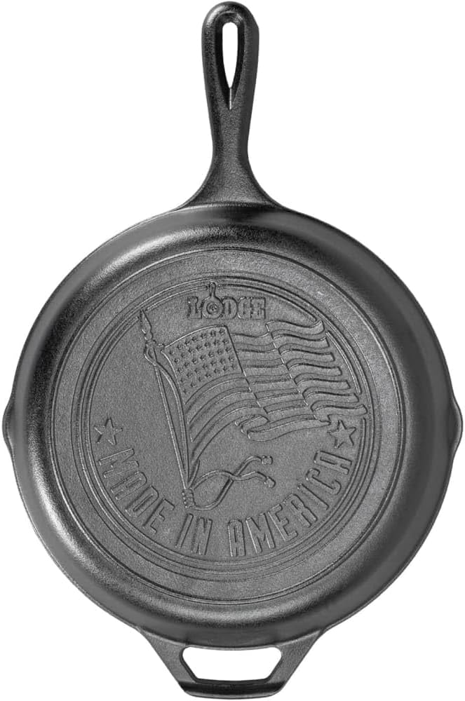 Lodge Cast Iron 10.25″ Skillet with American Flag Design