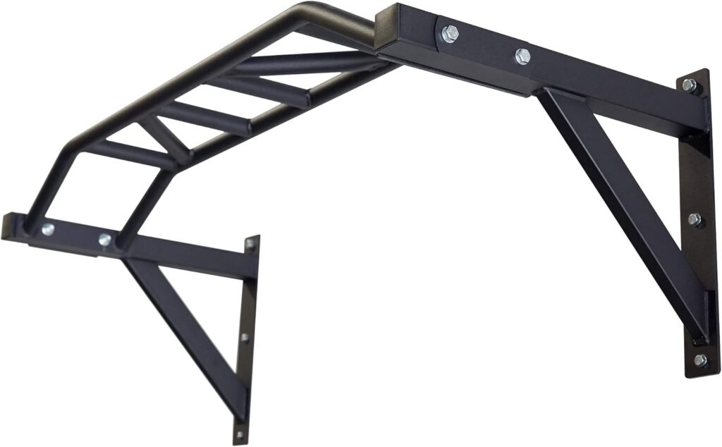 REP Wall Mounted Pullup Bar for Home or Garage Gyms, Straight Bar or Multi-Grip Arch – Ideal for Kipping Pull-ups, Cross-Training, and Gymnastics Ring Stations