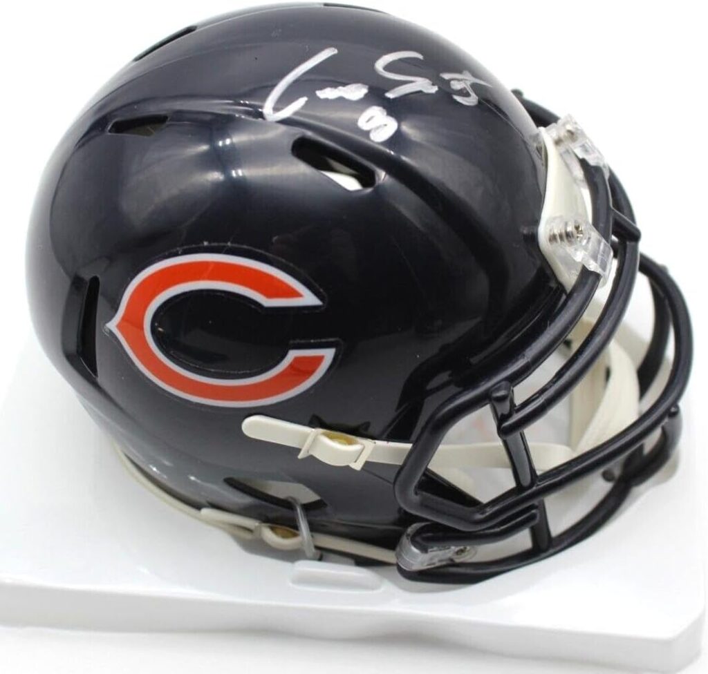 Cairo Santos Signed Chicago Bears Mini Football Helmet w/Beckett COA BP59103 – Autographed NFL Helmets