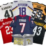 Autographed/Signed Football SILVER Series 3 Jersey Mystery Box with PSA JSA or Beckett COA