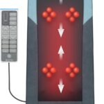 COMFIER Shiatsu Back Massager with Heat,Long Track Dual 3D Rollers,Foldable Chair Massager for Full Back Pain Relief Deep Tissue,Seat Massage Pad,Gifts for Mom/Dad