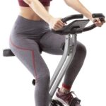 CIRCUIT FITNESS Circuit Fitness Folding Upright Exercise Bike with Adjustable Resistance 250 lb. Max. Capacity AMZ-150BK