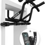PULLUP & DIP Pull-up bar for door frames for hanging without screws and no slipping, professional door bar, pull-up bar with padded handles