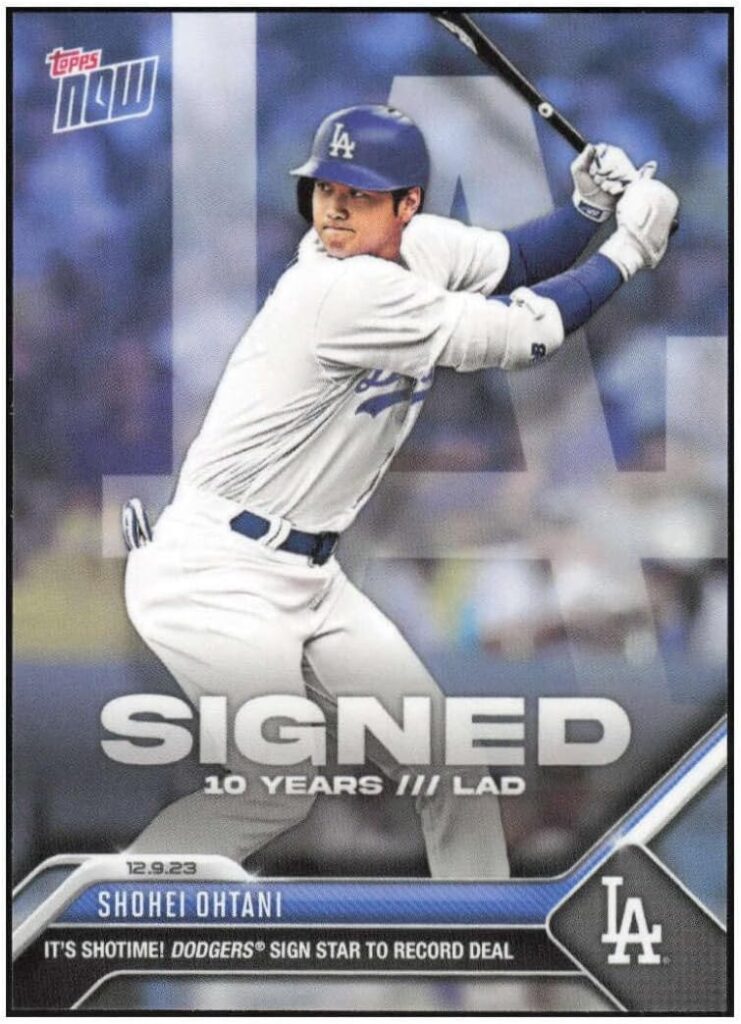 SHOHEI OHTANI 2023 Topps NOW #OS-21 Signed Dodgers NM-MT Baseball