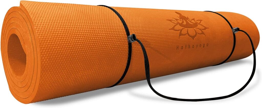 Hatha Yoga Thick TPE Yoga Mat 72″x 27″x1/3 inch Non Slip Eco Friendly Exercise Mat for Yoga Pilates & Floor Workouts