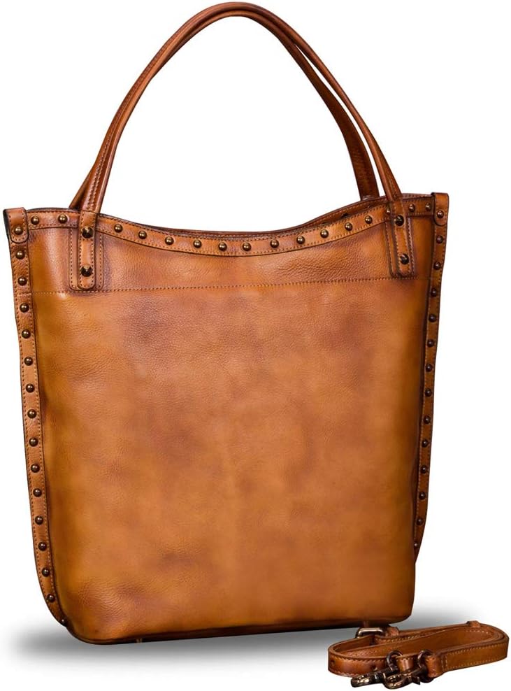 Genuine Leather Large Shoulder Bag Tote Bag for Women Vintage Real Leather Purses and Handbags Satchel Crossbody Bag