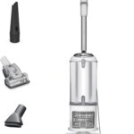 Shark | Upright Vacuum Cleaner | Navigator Lift-Away | Swivel Steering | HEPA Filter | Vacuum for Pet Hair | Crevice Tool & Dusting Brush Included | For Carpets & Hard Floors | White/Silver | NV356E