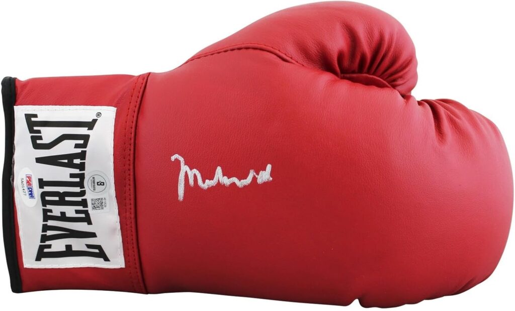 Muhammad Ali Signed Everlast Boxing Glove BAS LOA #AE13529 – Autographed Boxing Gloves