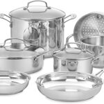 Cuisinart 77-11G Stainless Steel 11-Piece Set Chef’s-Classic-Stainless-Cookware-Collection