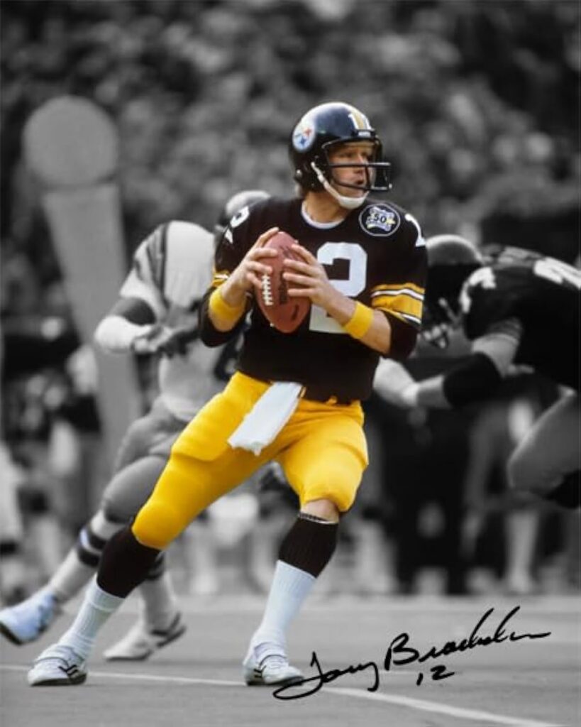 Ikonic Fotohaus Terry Bradshaw HOF Signed Photo Autograph Print Wall Art Home Decor