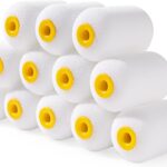 Mister Rui Foam Paint Roller, 12 Pack 2 Inch Paint Roller, Small Foam Paint Rollers, Mini Foam Paint Roller 2 Inch, Mini Rollers for Painting Small and Hard to Reach Spaces
